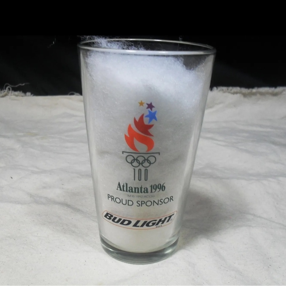 (2)1996 Olympics Glasses Budlight